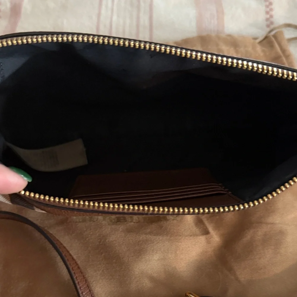 Burberry Nova check Canvas and Leather Crossbody Bag w/dust bag - Picture 2 of 6